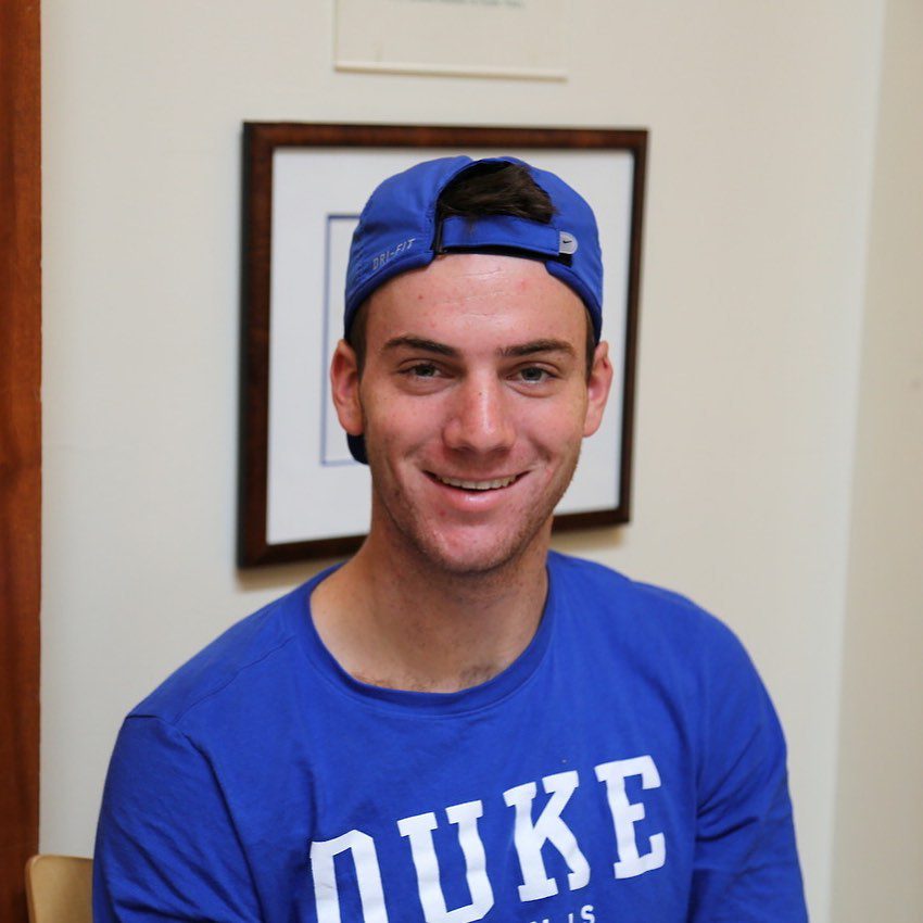 “I’m on the Duke Men’s Tennis team and I’m really grateful for my coach for giving me the opportunity to come to this school and to be able to study at Sanford with other amazing people.“ - Robert Levine (PPS'20)